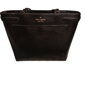 Kate Spade NY Staci Elegant Black saffiano leather Tote